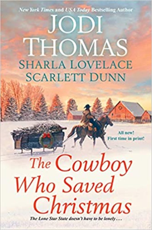 Book cover for "The Cowboy Who Saved Christmas" by Jodi Thomas