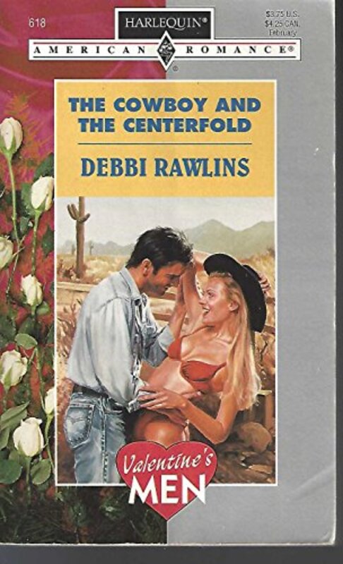 Book cover for "The Cowboy and the Centerfold" by Debbi Rawlins