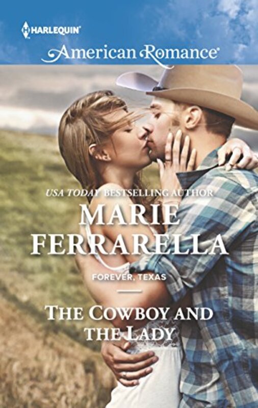 Book cover for "The Cowboy and the Lady" by Marie Ferrarella