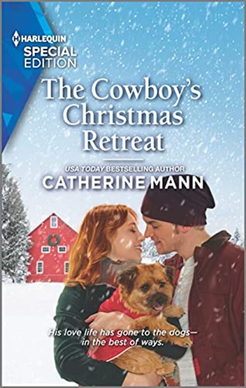 Book cover for "The Cowboy's Christmas Retreat" by Catherine Mann