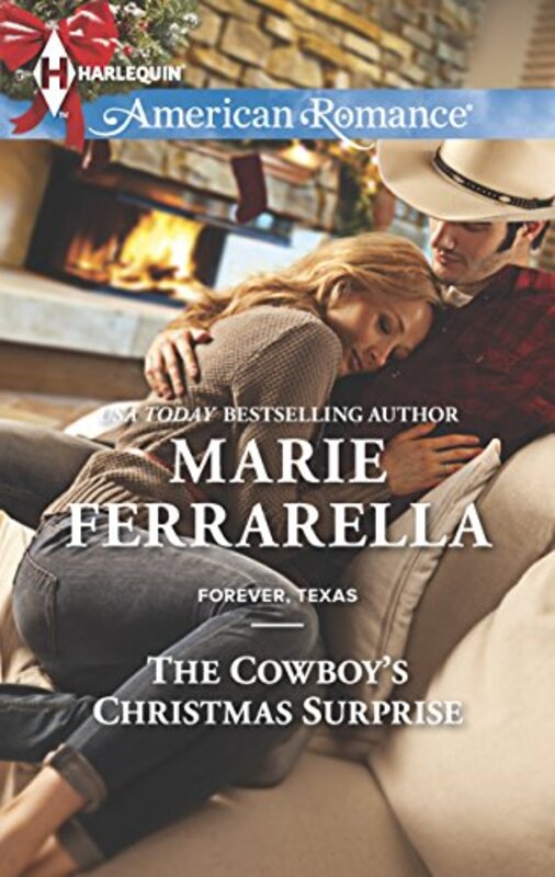 Book cover for "The Cowboy's Christmas Surprise" by Marie Ferrarella