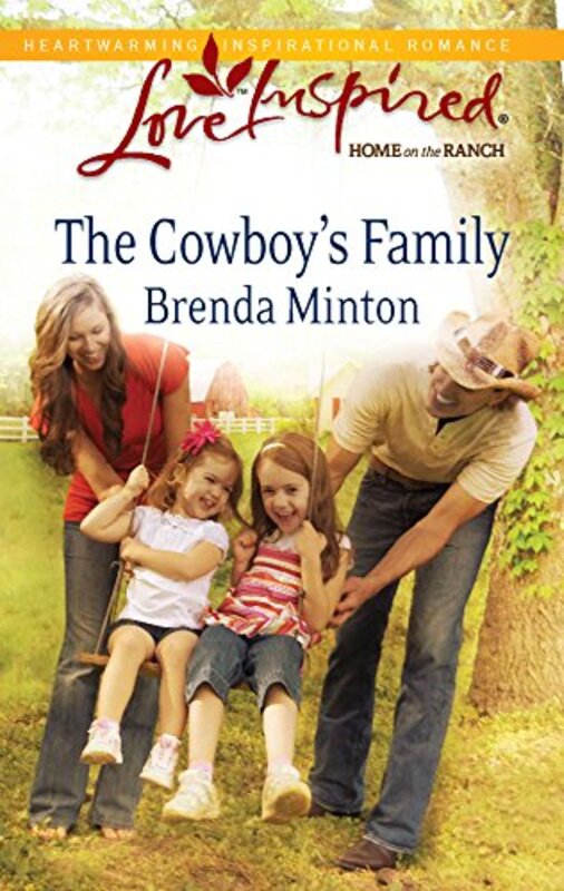 Book cover for "The Cowboy's Family" by Brenda Minton
