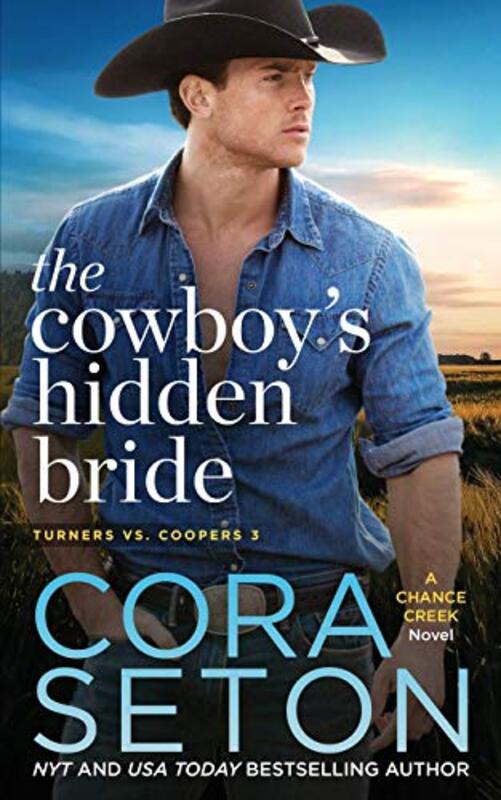 Book cover for "The Cowboy's Hidden Bride" by Cora Seton