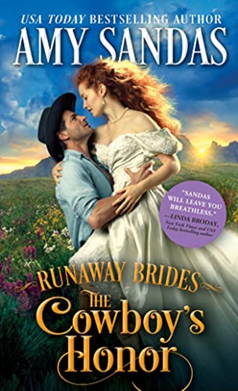 Book cover for "The Cowboy's Honor" by Amy Sandas
