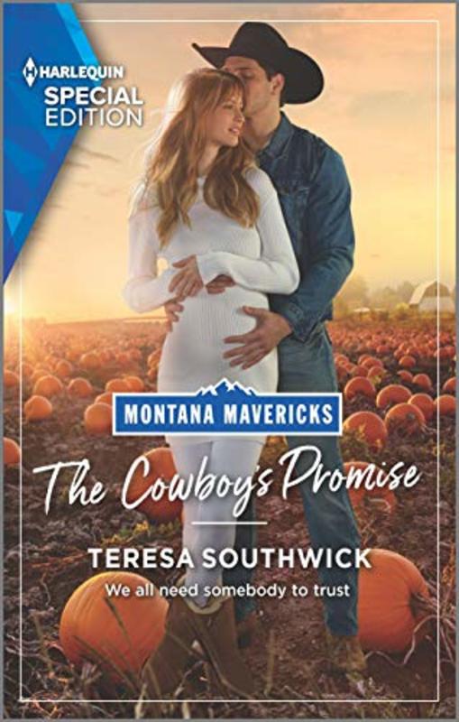 Book cover for "The Cowboy's Promise" by Teresa Southwick