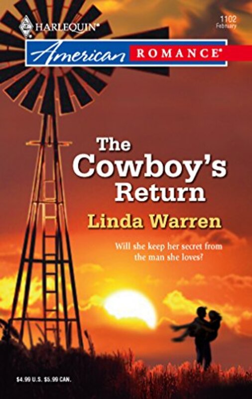 Book cover for "The Cowboy's Return" by Linda Warren