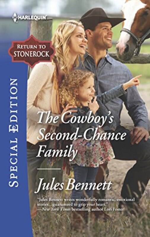 Book cover for "The Cowboy's Second-Chance Family" by Jules Bennett