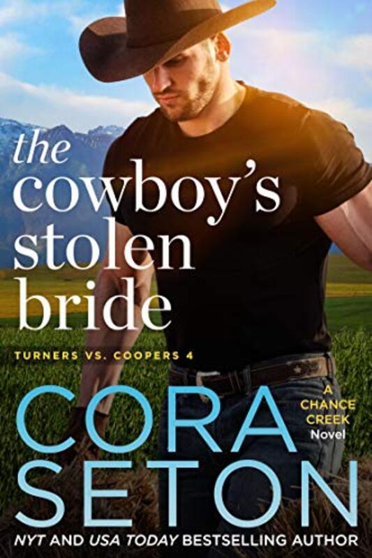 Book cover for "The Cowboy's Stolen Bride" by Cora Seton