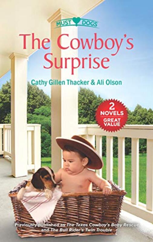 Book cover for "The Cowboy's Surprise" by Cathy Gillen Thacker