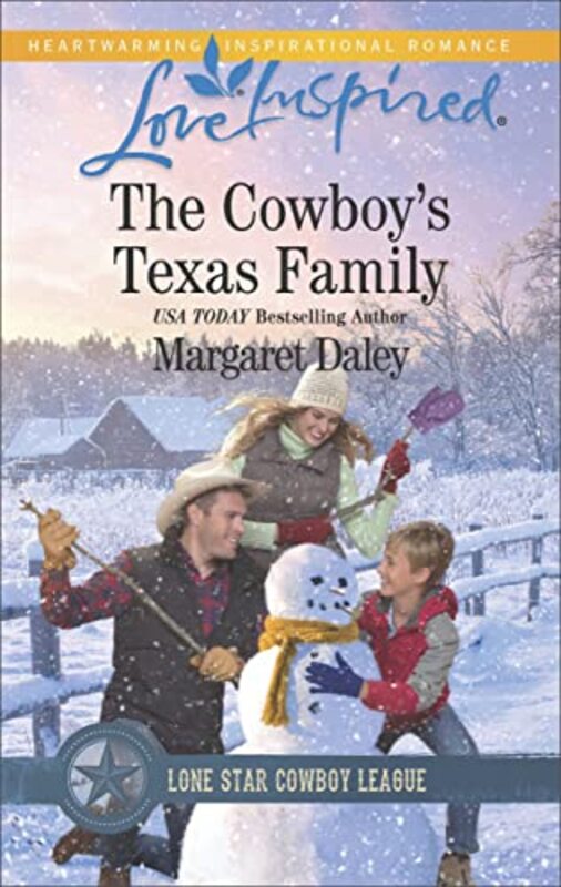 Book cover for "The Cowboy's Texas Family" by Margaret Daley