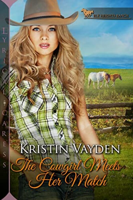 Book cover for "The Cowgirl Meets Her Match" by Kristin Vayden