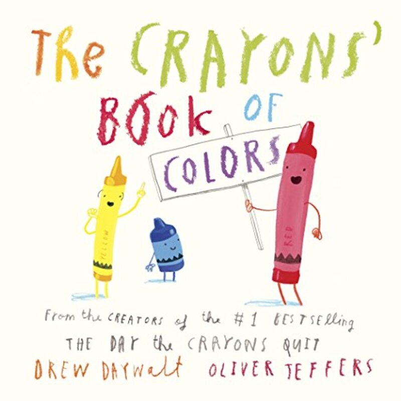Book cover for "The Crayons' Book of Colors" by Drew Daywalt