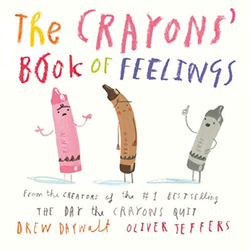 Book cover for "The Crayons' Book of Feelings" by Drew Daywalt