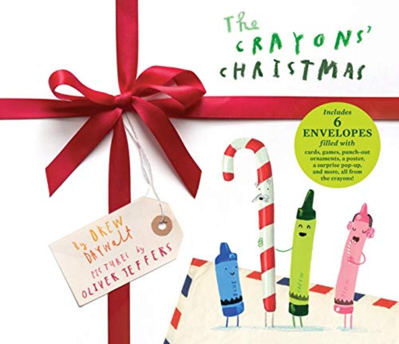 Book cover for "The Crayons' Christmas" by Drew Daywalt