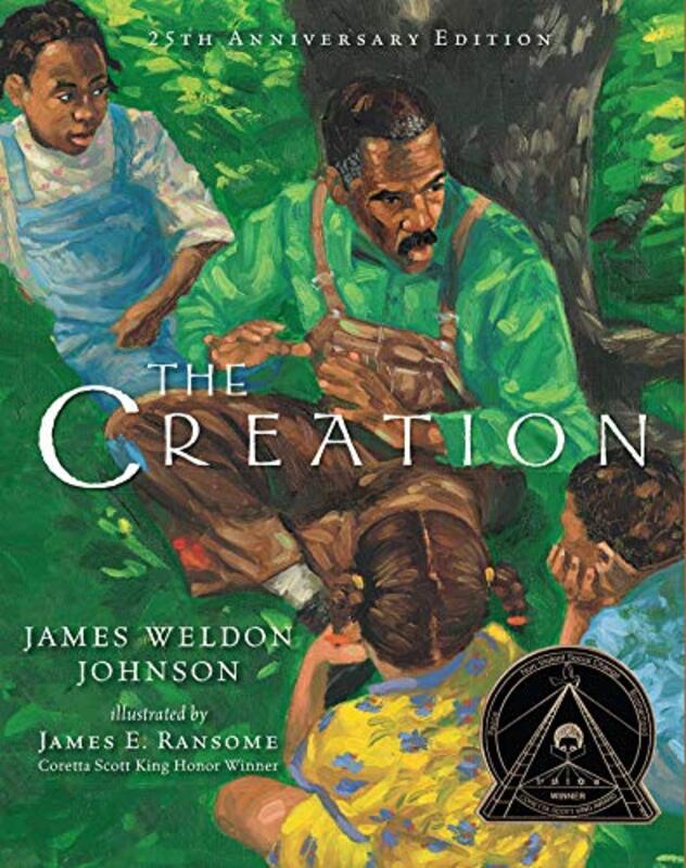 Book cover for "The Creation" by James E Ransome