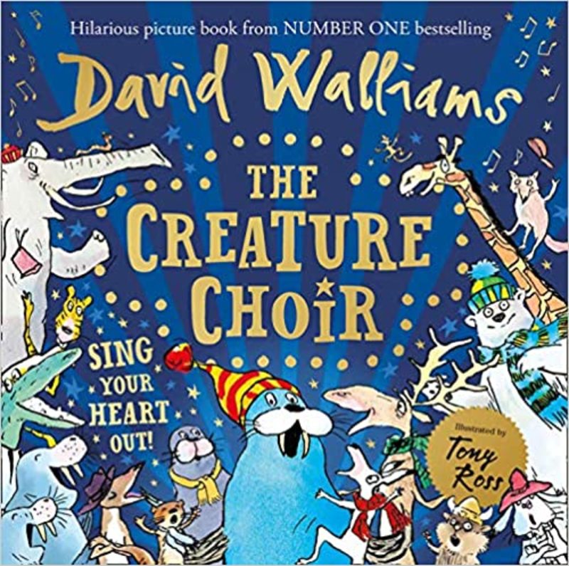 Book cover for "The Creature Choir" by David Walliams