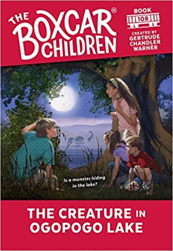 Book cover for "The Creature in Ogopogo Lake" by Gertrude Chandler Warner