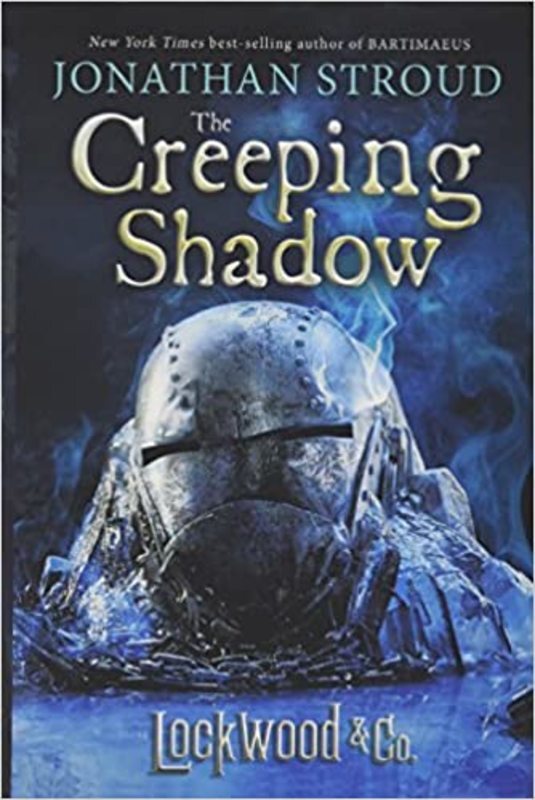Book cover for "The Creeping Shadow" by Jonathan Stroud