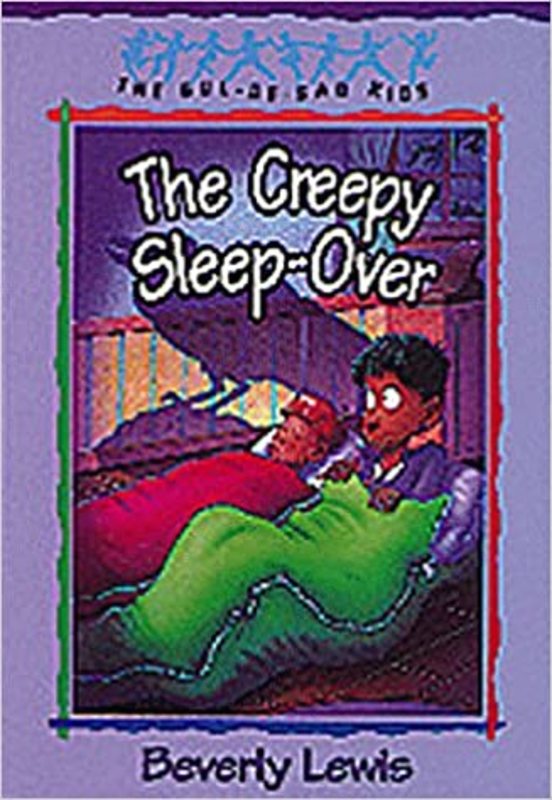 Book cover for "The Creepy Sleep-Over" by Beverly Lewis