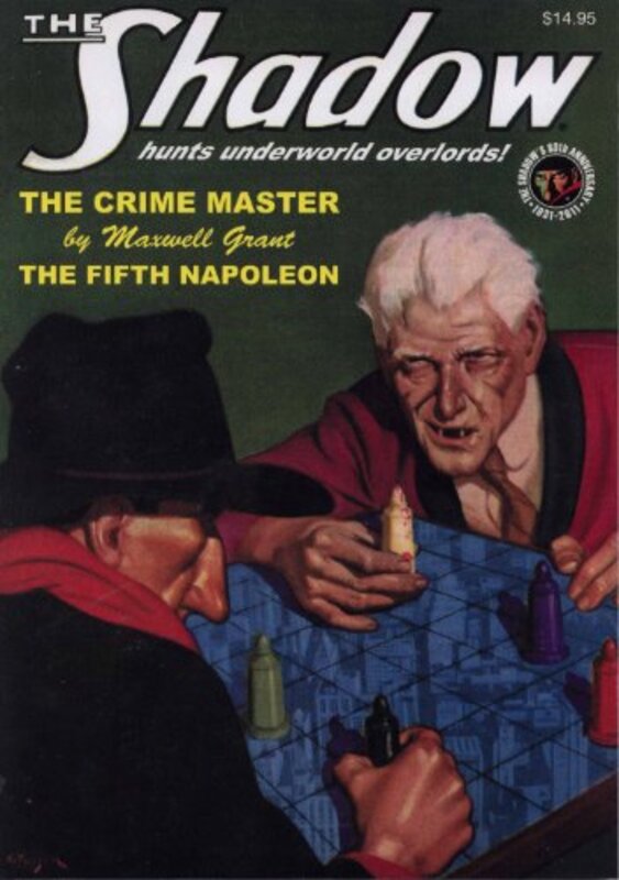 Book cover for "The Crime Master" by Maxwell Grant