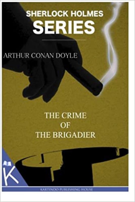 Book cover for "The Crime of the Brigadier" by Arthur Conan Doyle