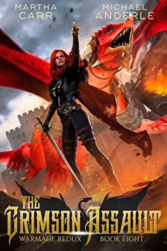 Book cover for "The Crimson Assault" by Martha Carr