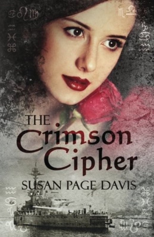Book cover for "The Crimson Cipher" by Susan Page Davis