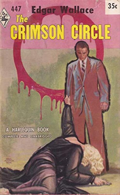 Book cover for "The Crimson Circle" by Edgar Wallace