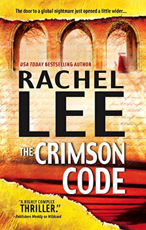 Book cover for "The Crimson Code" by Rachel Lee