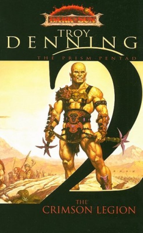 Book cover for "The Crimson Legion" by Troy Denning