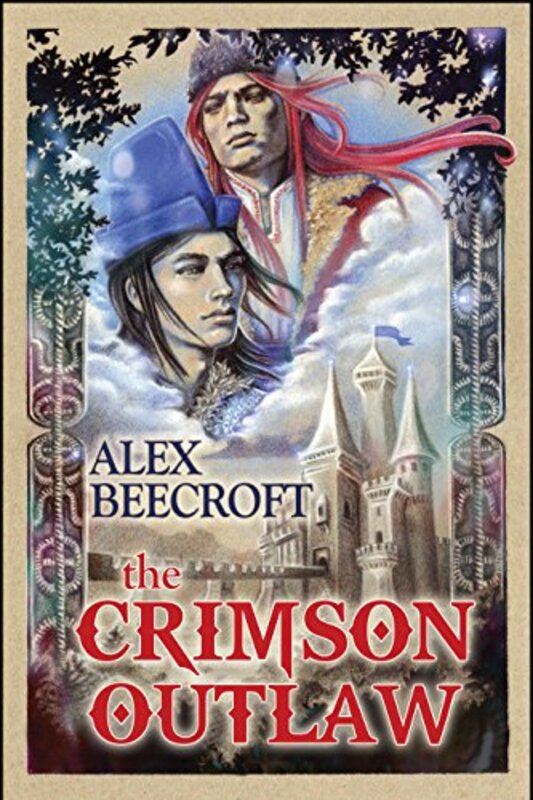 Book cover for "The Crimson Outlaw" by Alex Beecroft