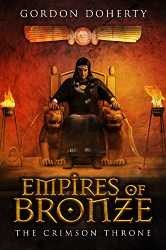 Book cover for "The Crimson Throne" by Gordon Doherty