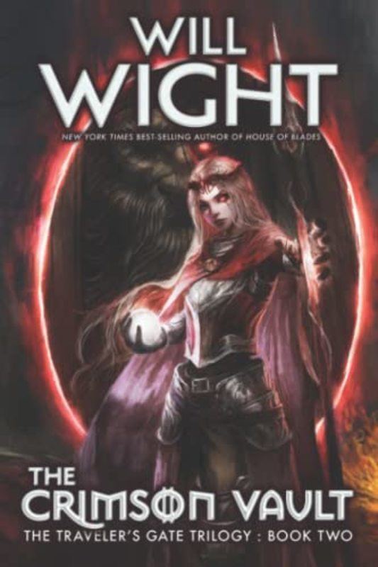 Book cover for "The Crimson Vault" by Will Wight