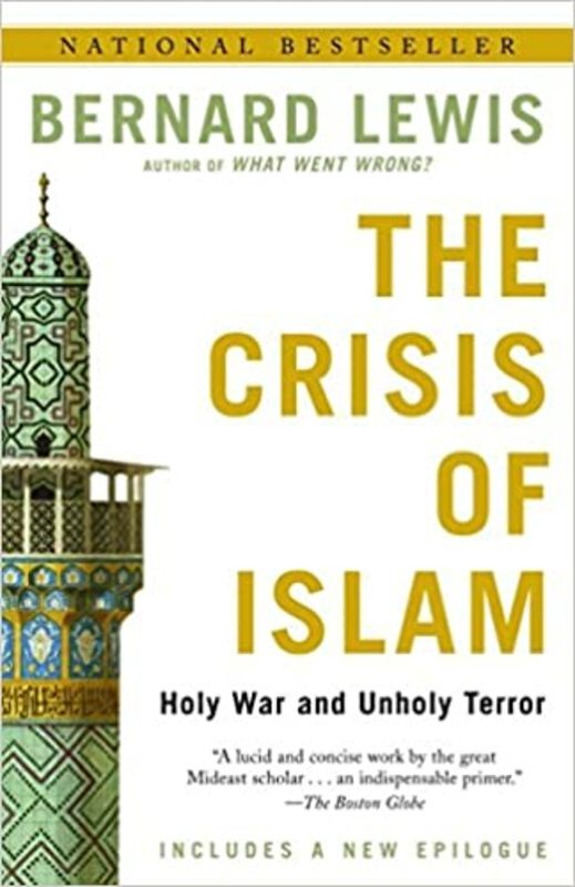Book cover for "The Crisis of Islam" by Bernard Lewis