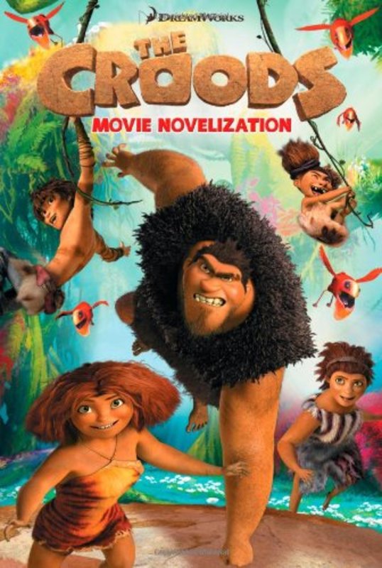 Book cover for "The Croods" by Tracey West