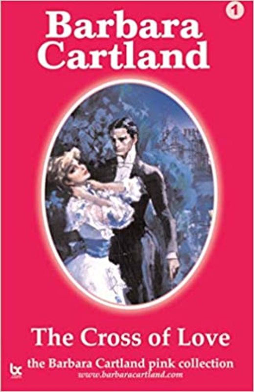 Book cover for "The Cross of Love" by Barbara Cartland