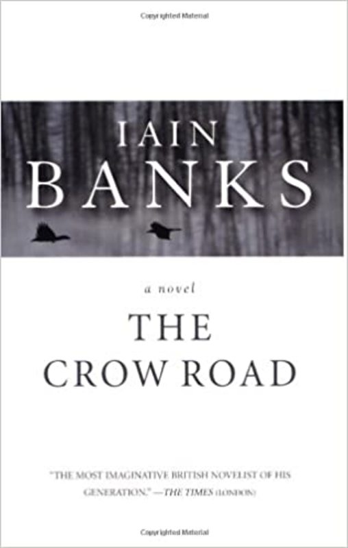 Book cover for "The Crow Road" by Iain M Banks