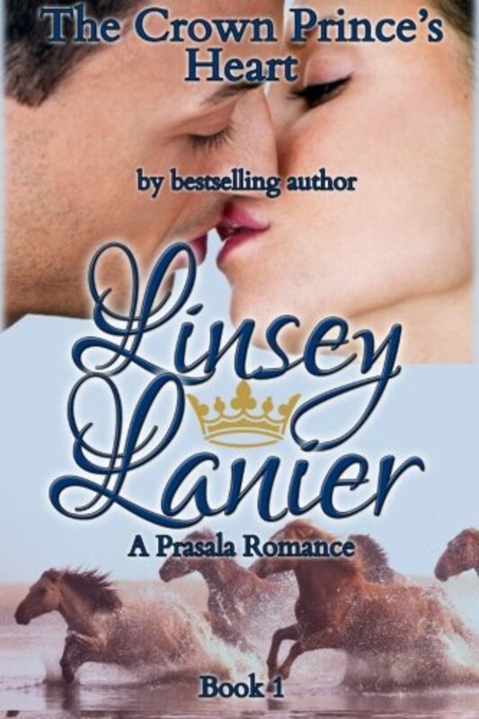 Book cover for "The Crown Prince's Heart" by Linsey Lanier