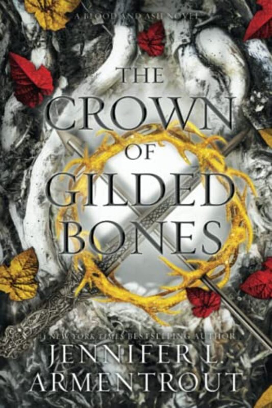 Book cover for "The Crown of Gilded Bones" by Jennifer L. Armentrout