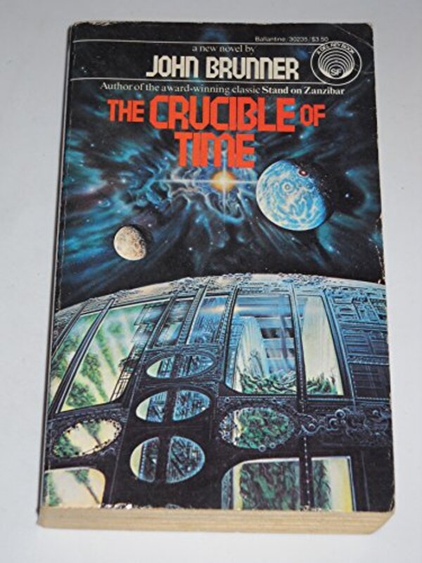 Book cover for "The Crucible of Time" by John Brunner