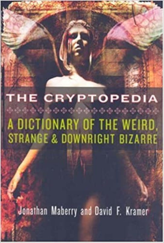 Book cover for "The Cryptopedia" by Jonathan Maberry
