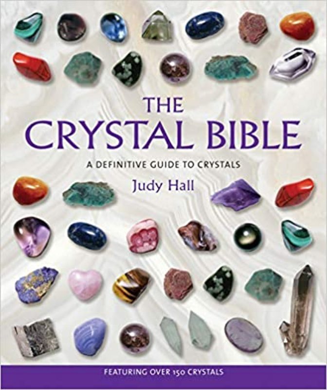 Book cover for "The Crystal Bible" by Judy Hall
