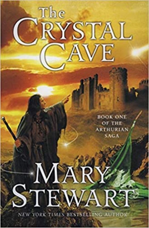 Book cover for "The Crystal Cave" by Mary Stewart