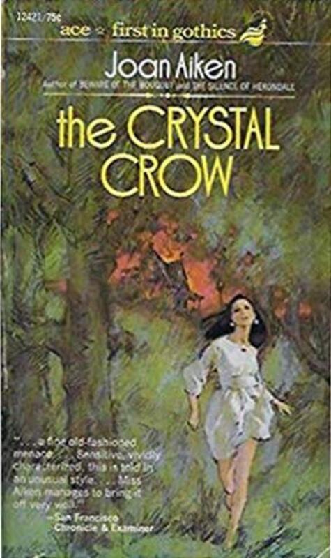 Book cover for "The Crystal Crow" by Joan Aiken