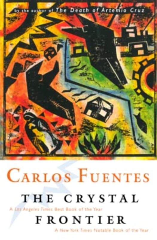 Book cover for "The Crystal Frontier" by Carlos Fuentes