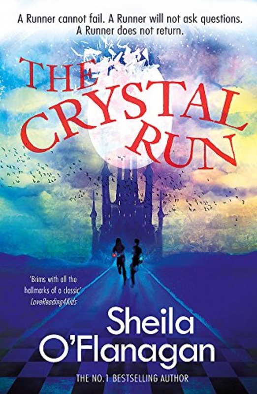 Book cover for "The Crystal Run" by Sheila O'Flanagan