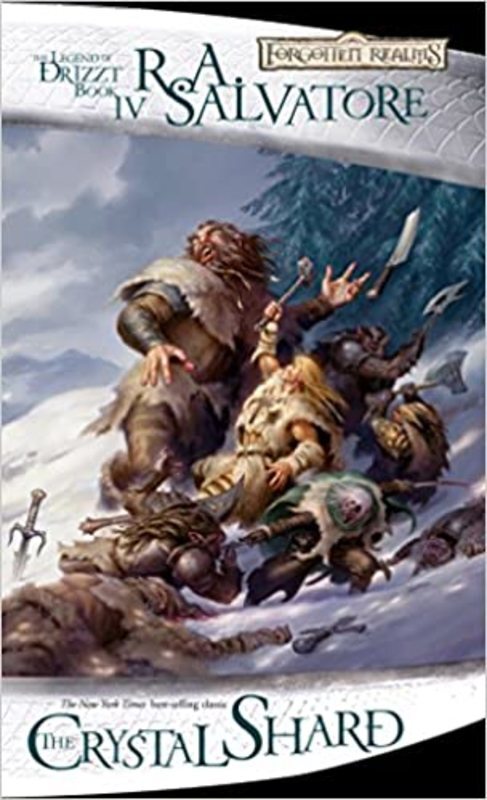 Book cover for "The Crystal Shard" by R.A. Salvatore