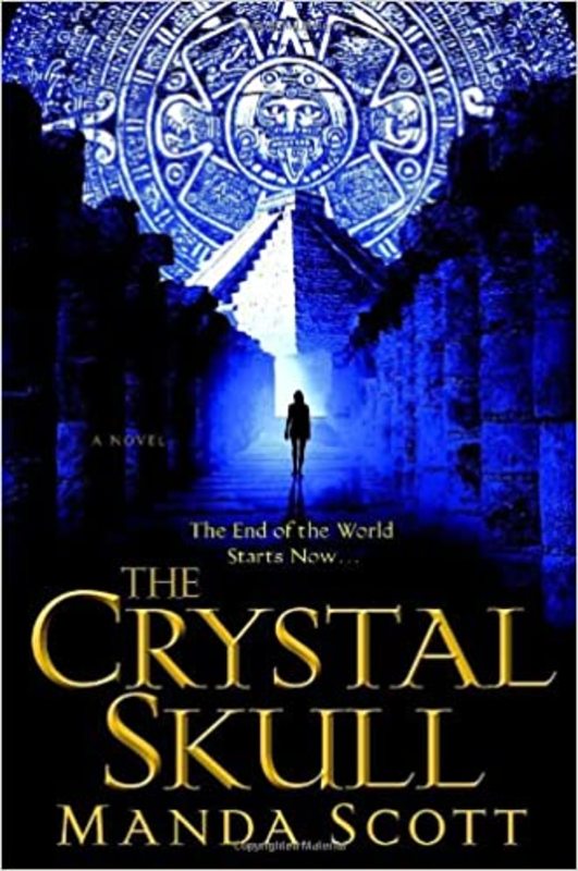 Book cover for "The Crystal Skull" by Manda Scott