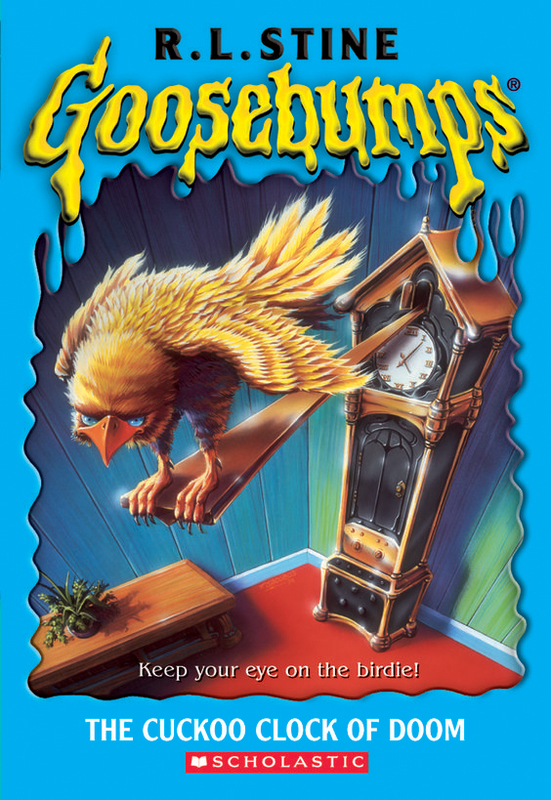 Book cover for "The Cuckoo Clock of Doom" by R.L. Stine