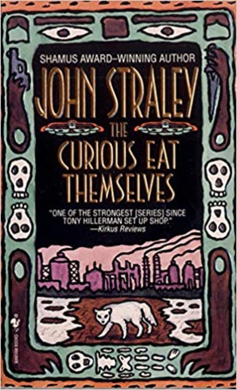 Book cover for "The Curious Eat Themselves" by John Straley